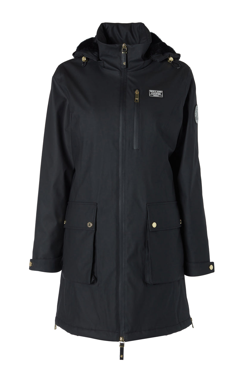 Brecon Winter Rain Coat (Black)