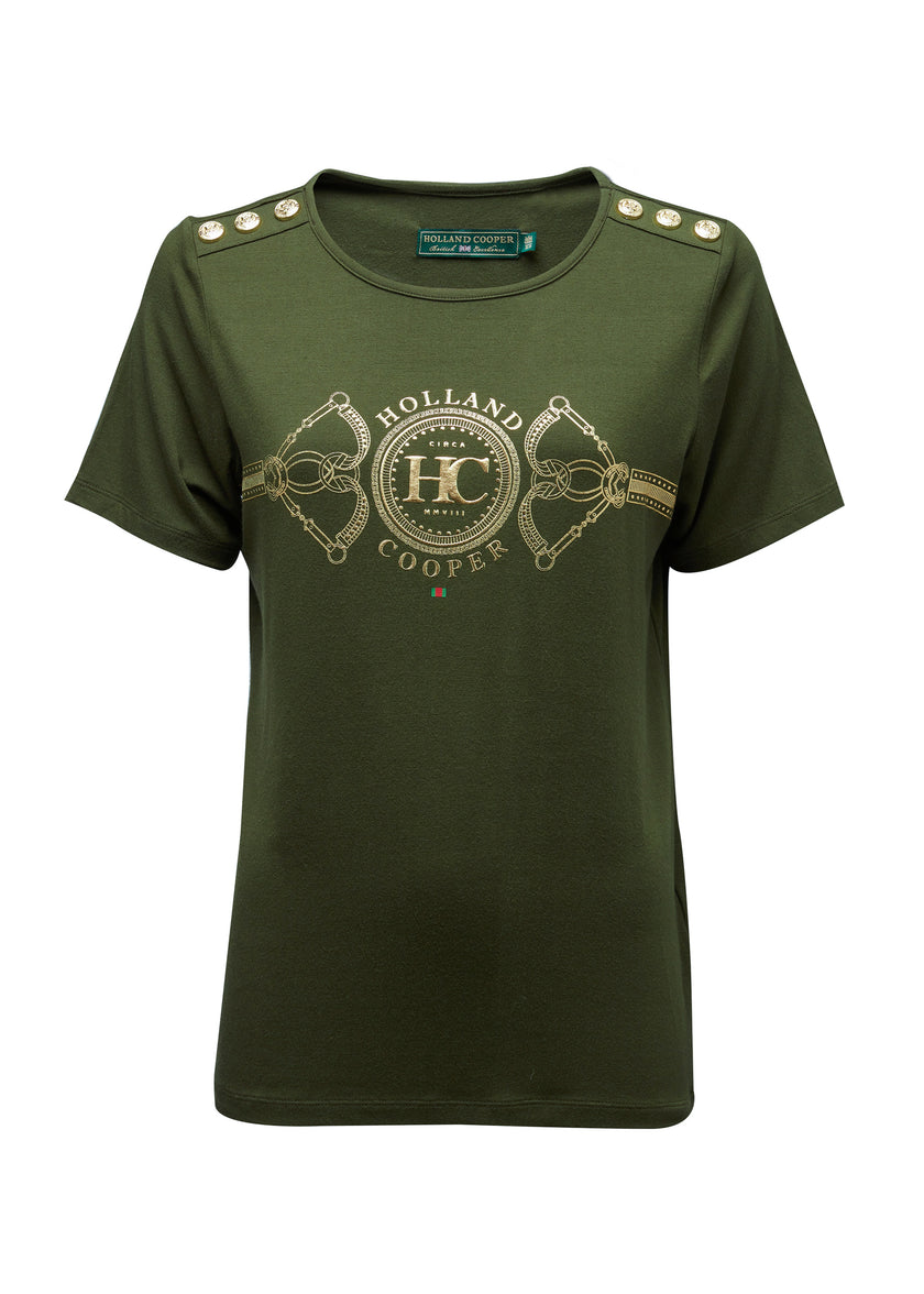 Bespoke Stirrup Tee (Khaki)