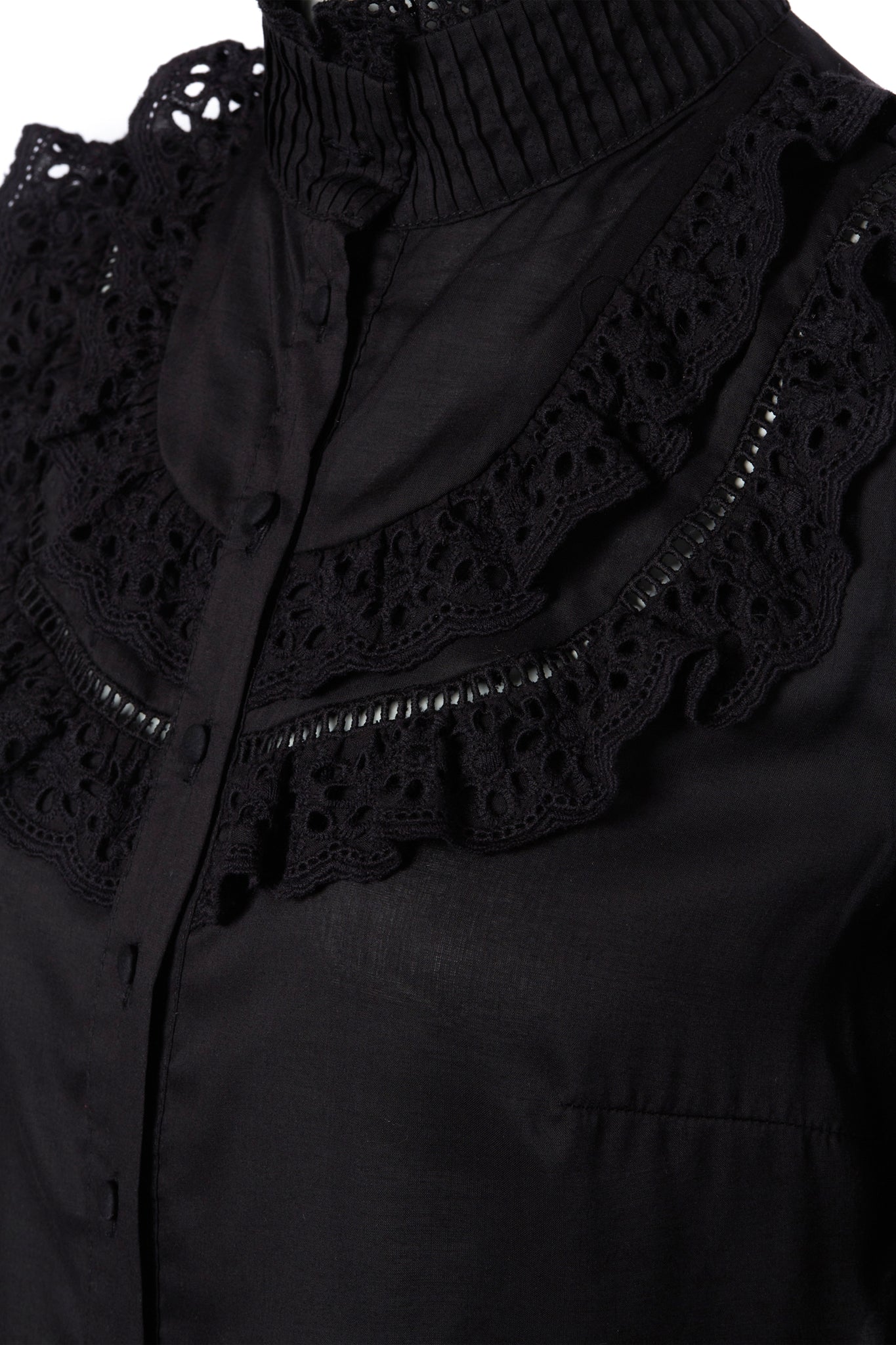 Audley Lace Blouse (Black)