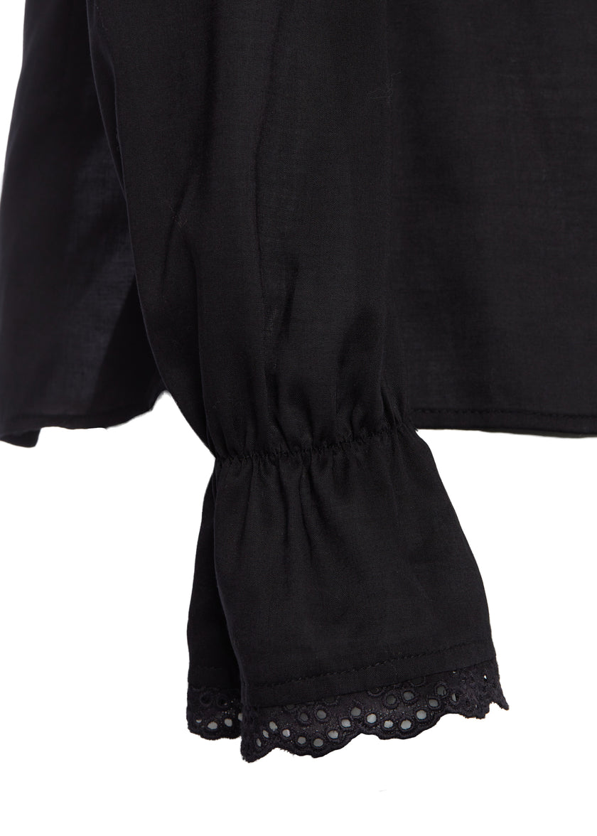 Audley Lace Blouse (Black)