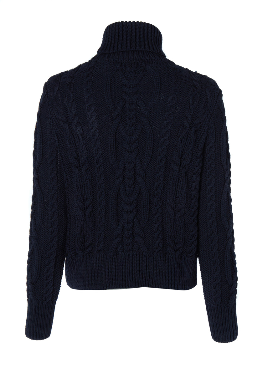 Belgravia Cable Knit (Ink Navy) – Holland Cooper