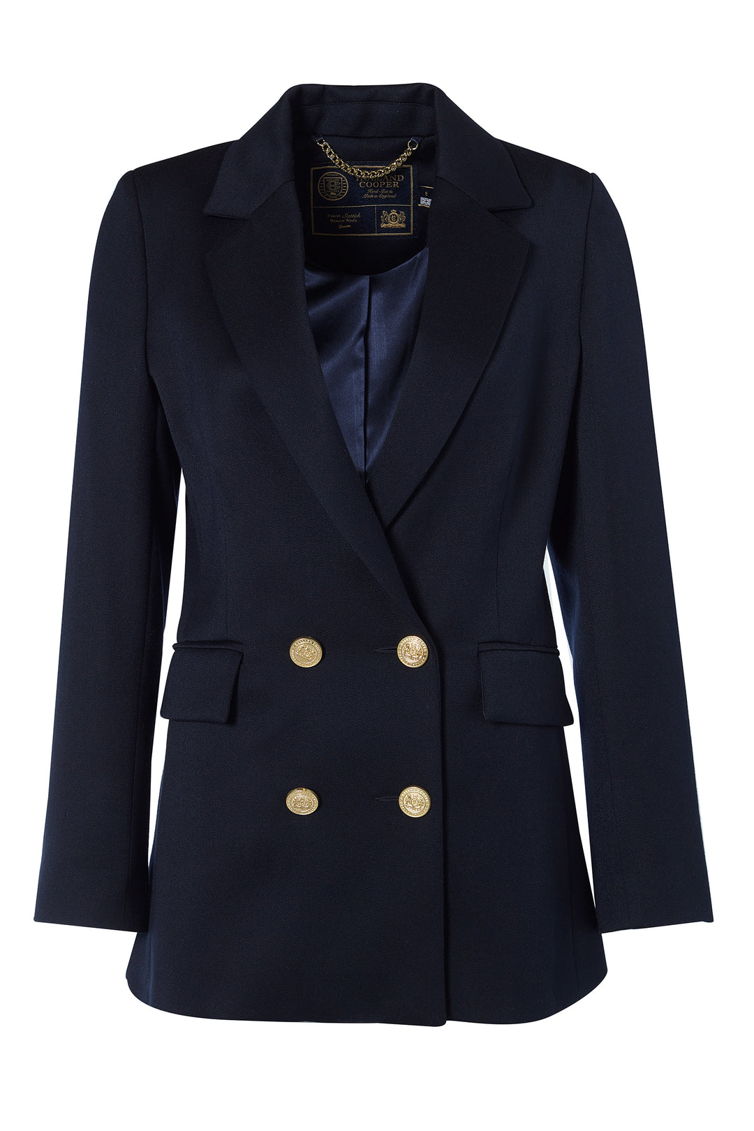 Double Breasted Blazer (Navy Twill) – Holland Cooper
