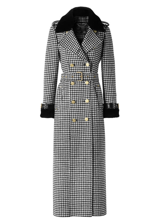 Gold Label Trench (Houndstooth) – Holland Cooper