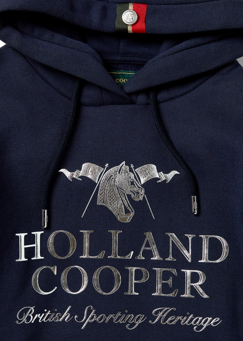 Hickstead Logo Hoodie (Ink Navy)