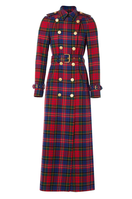 Full Length Marlborough Trench Coat (Macpherson Tartan) – Holland Cooper