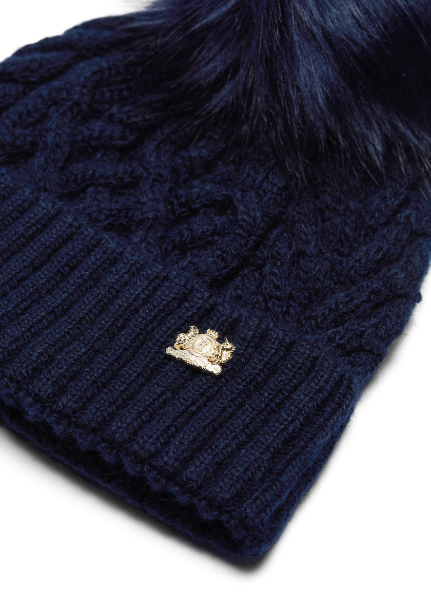 Windsor Bobble Hat (Ink Navy)