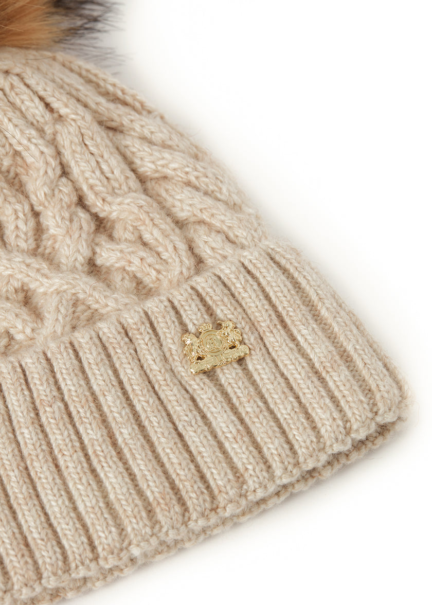 Windsor Bobble Hat (Oatmeal Marl)