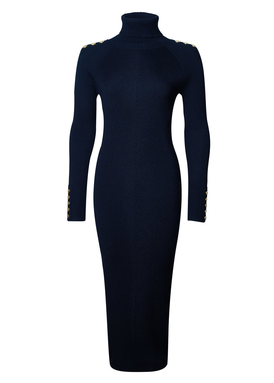 Kensington Midi Jumper Dress (Ink Navy) – Holland Cooper