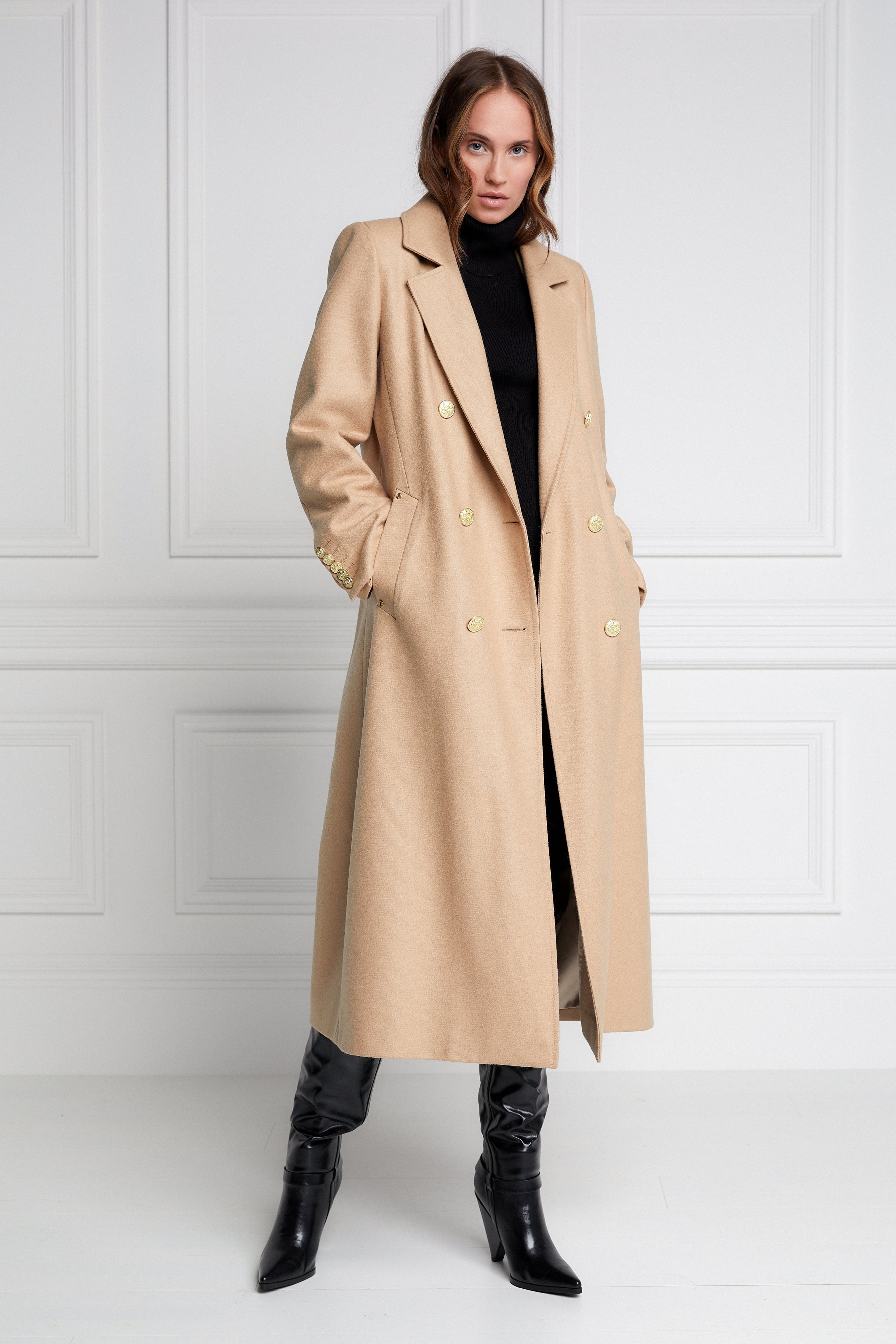 Double Breasted Coat (Camel) – Holland Cooper
