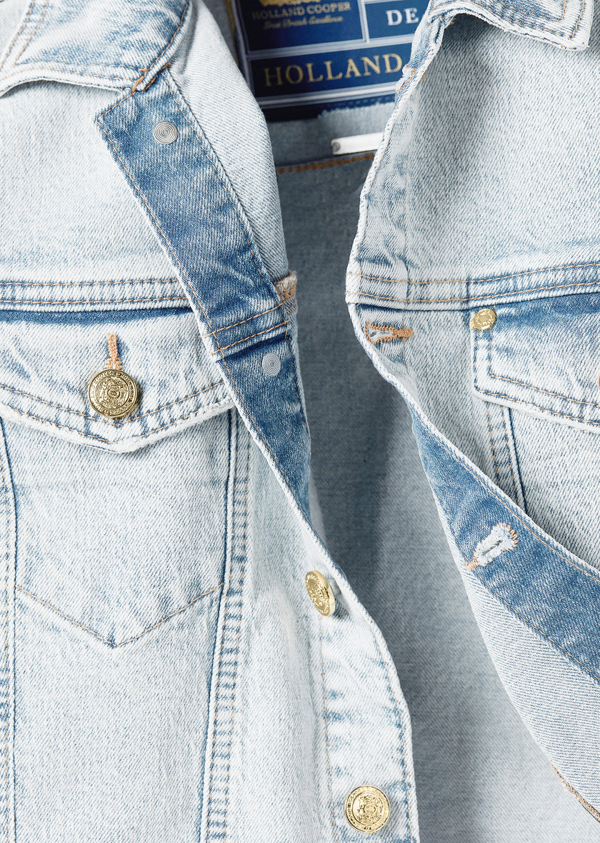 Iconic Denim Jacket (Light Stone Wash)