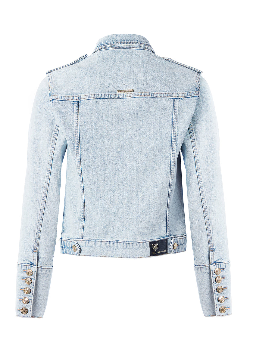 Iconic Denim Jacket (Light Stone Wash)