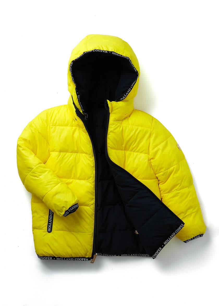 Little Reversible Puffer (Navy Quack Yellow)