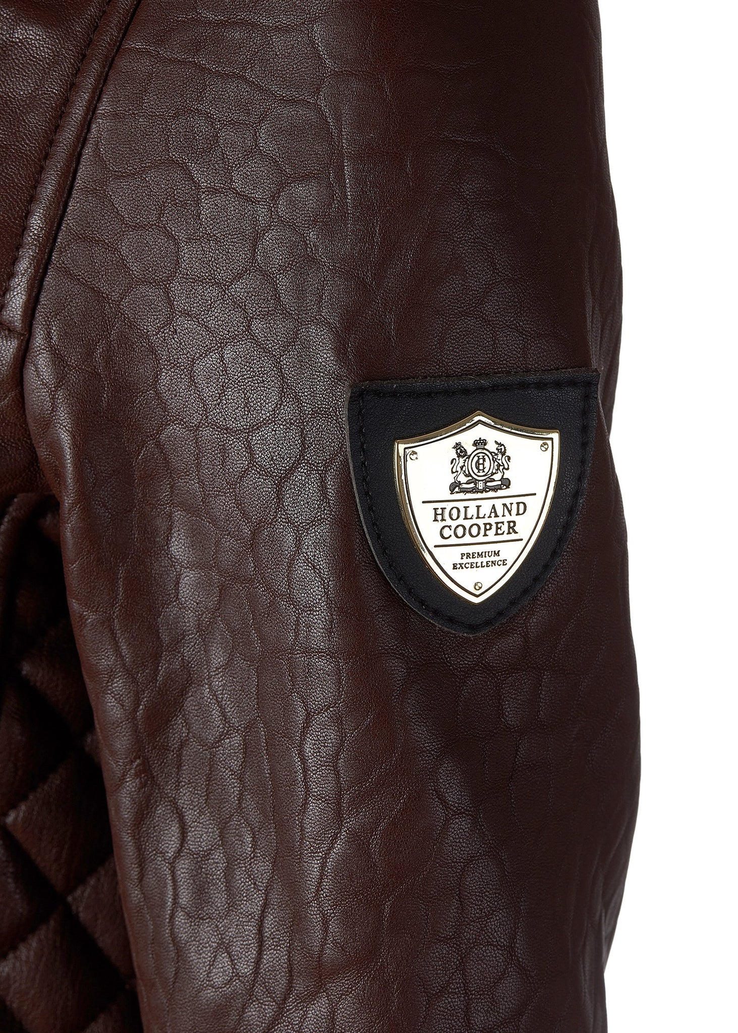 Leather Biker Jacket (Chocolate)