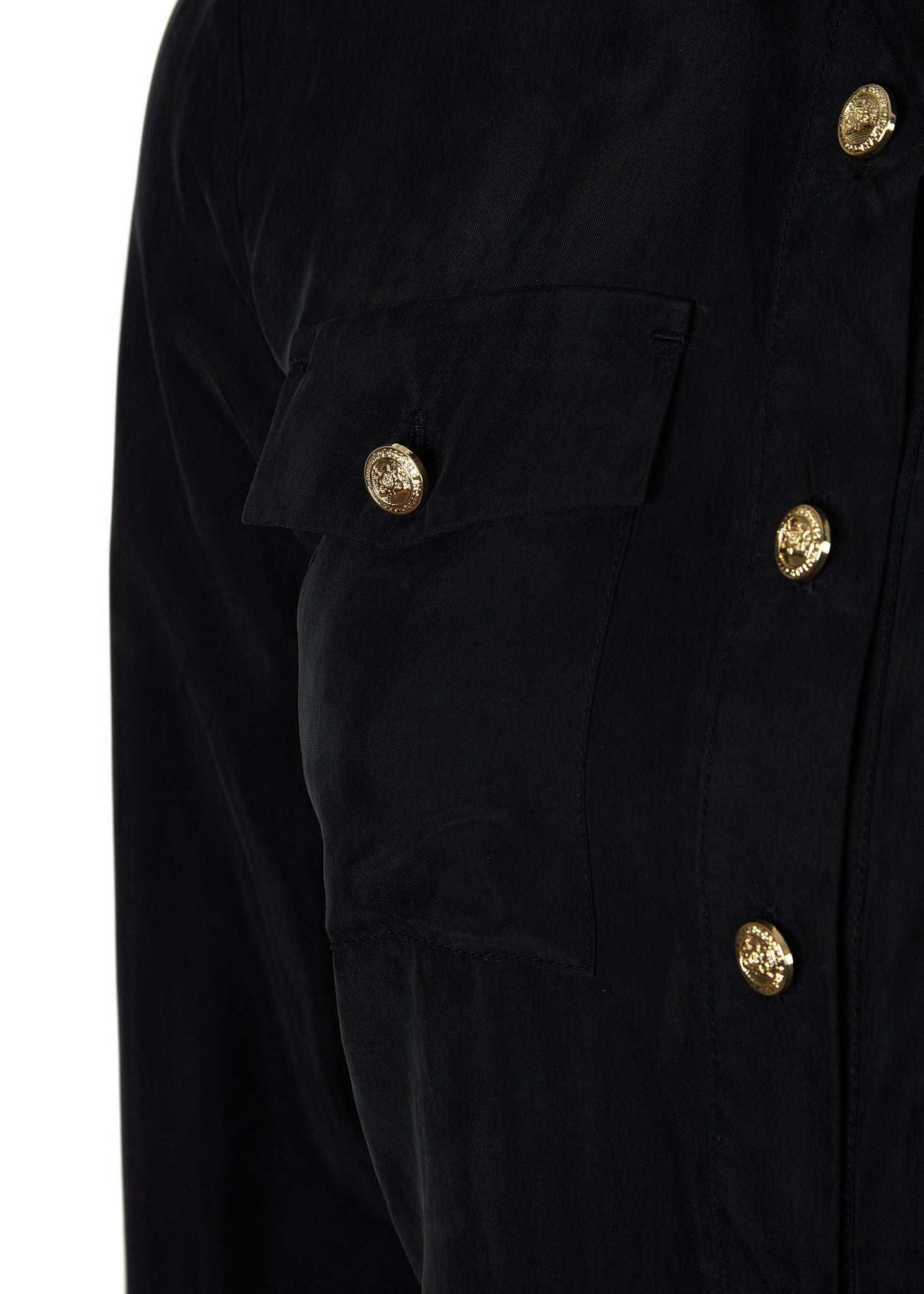 Luxury Cupro Shirt (Black)