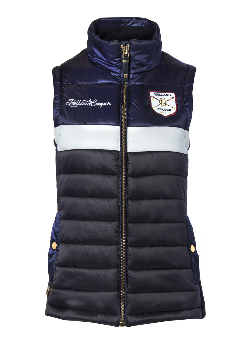 Loxley Panelled Gilet (Ink Navy)