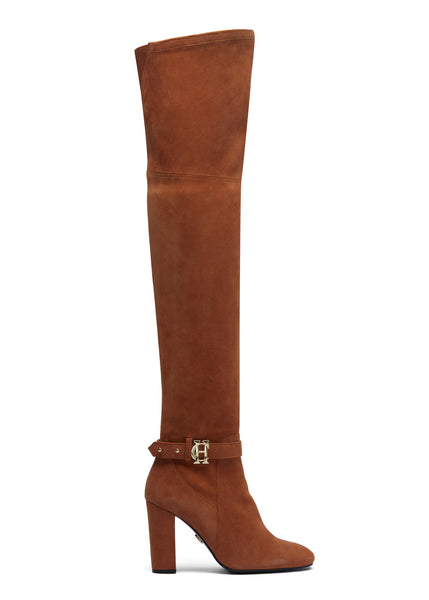 Tan thigh boots online