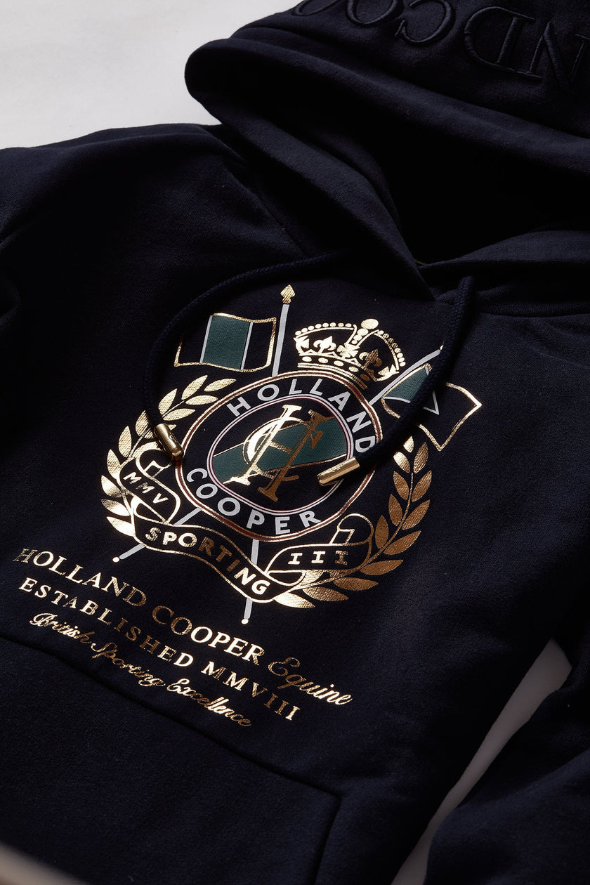 Sporting Crest Hoodie (Ink Navy)