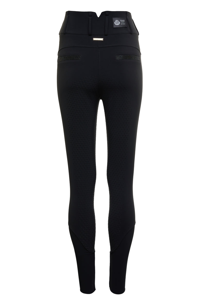 Premium High Rise Breeches (Black)